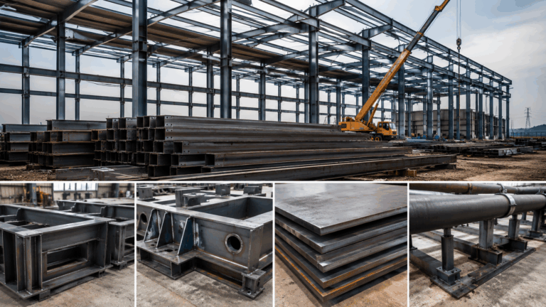 Q235B carbon structural steel used in construction steel frames machinery bases plates and pipe supports